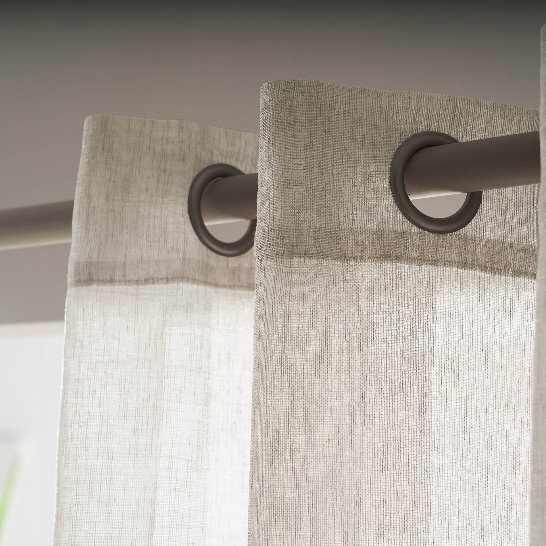 Κουρτίνα με τρουκς Combe Cloud Grey 502