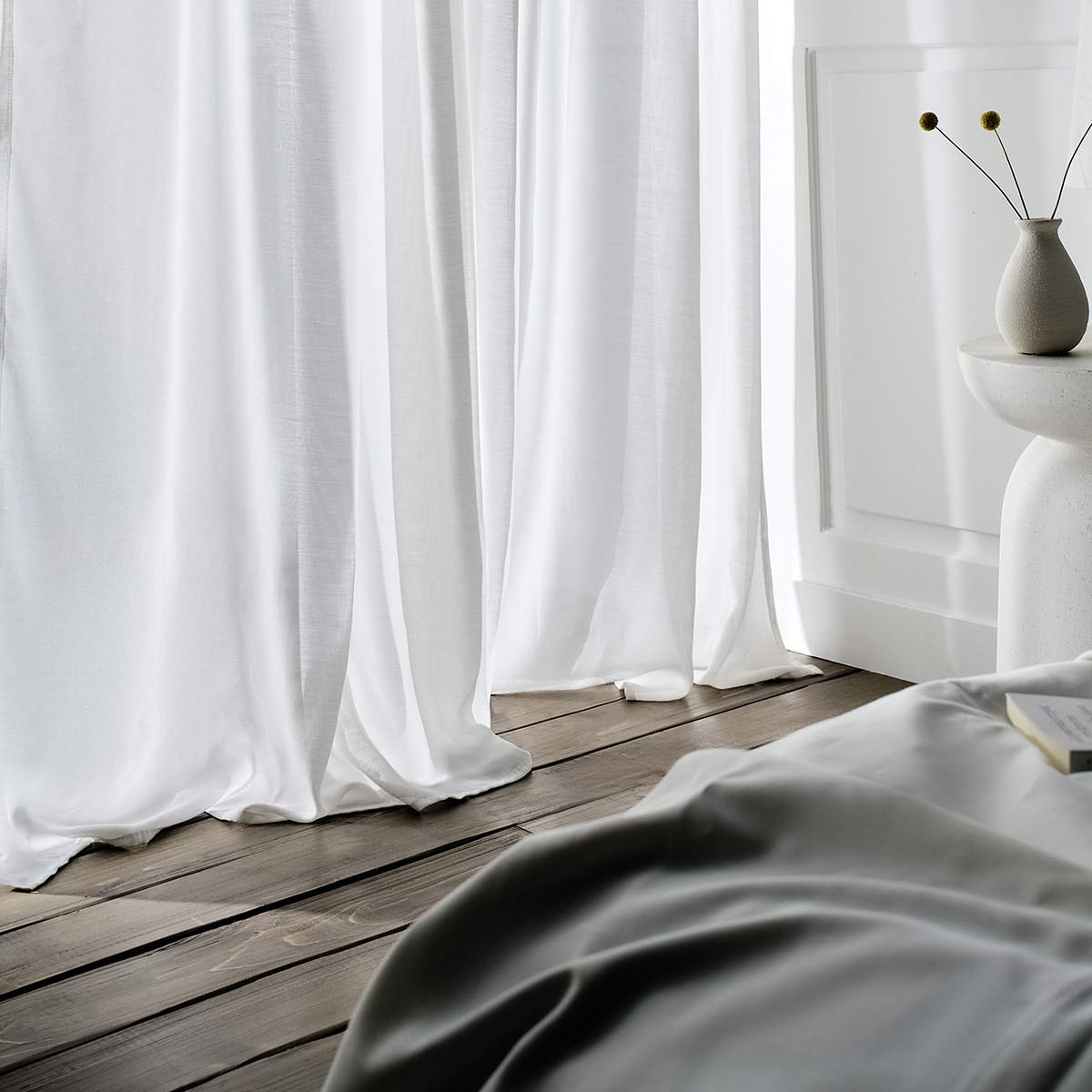 Curtain with rings 140x280cm Renata Offwhite 506/05