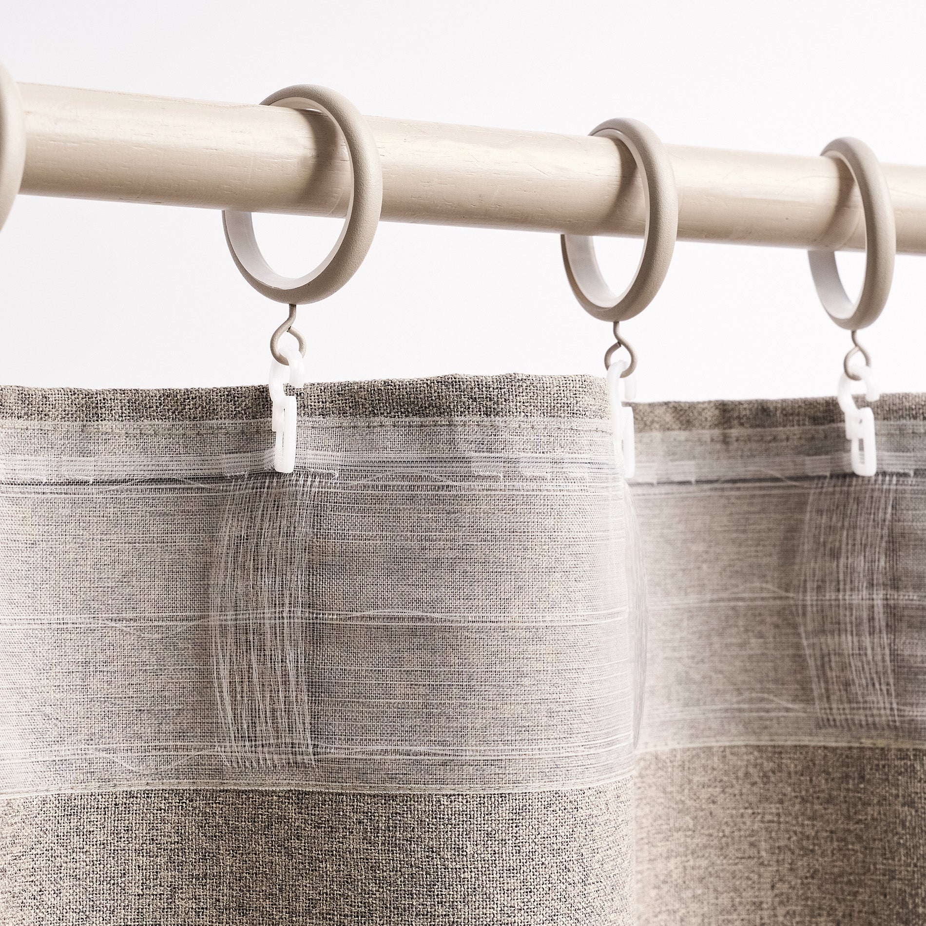 Curtain with shirring Maisy Beige 507/06