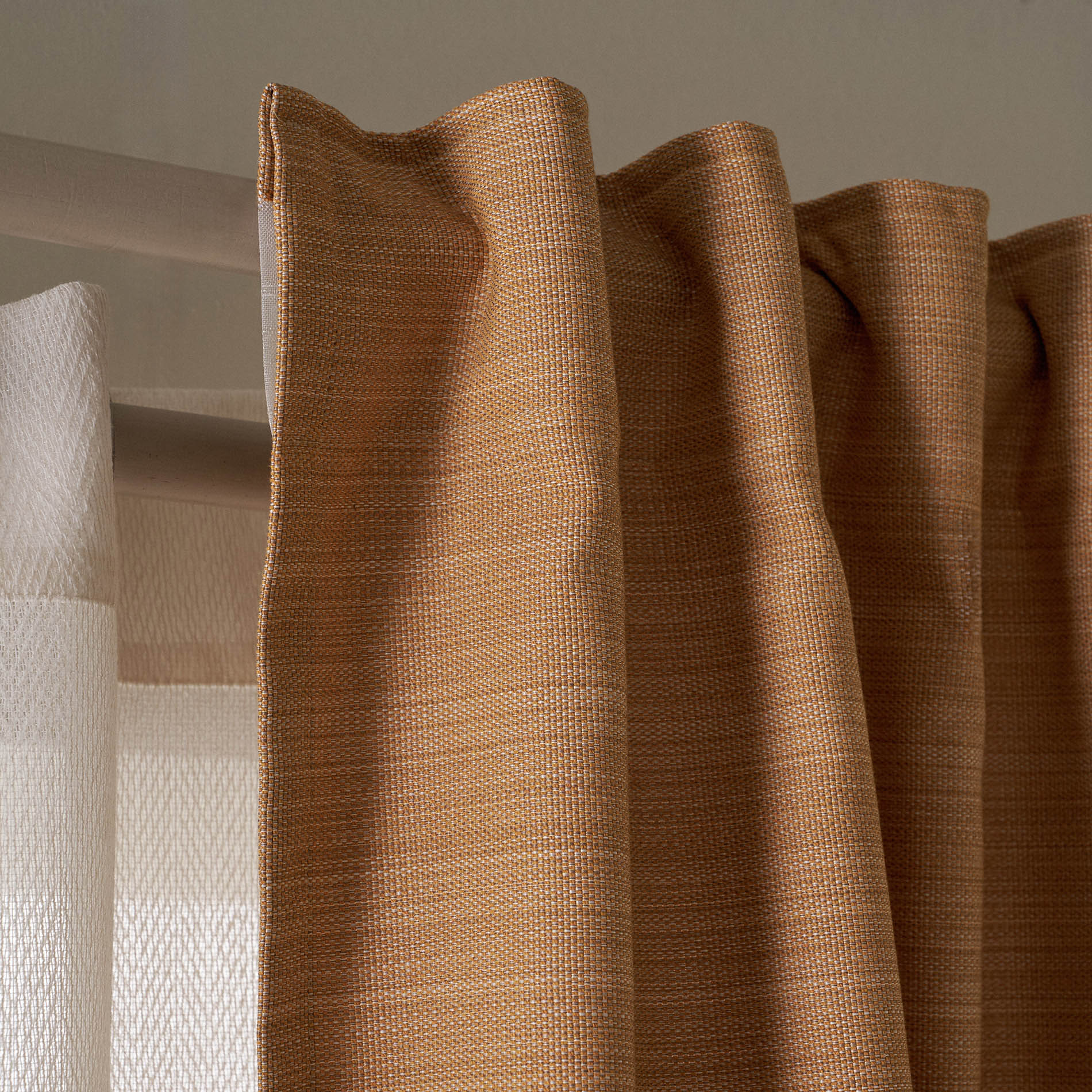 Ready-made Curtain 130x270cm Teyana Mustard Yellow 656