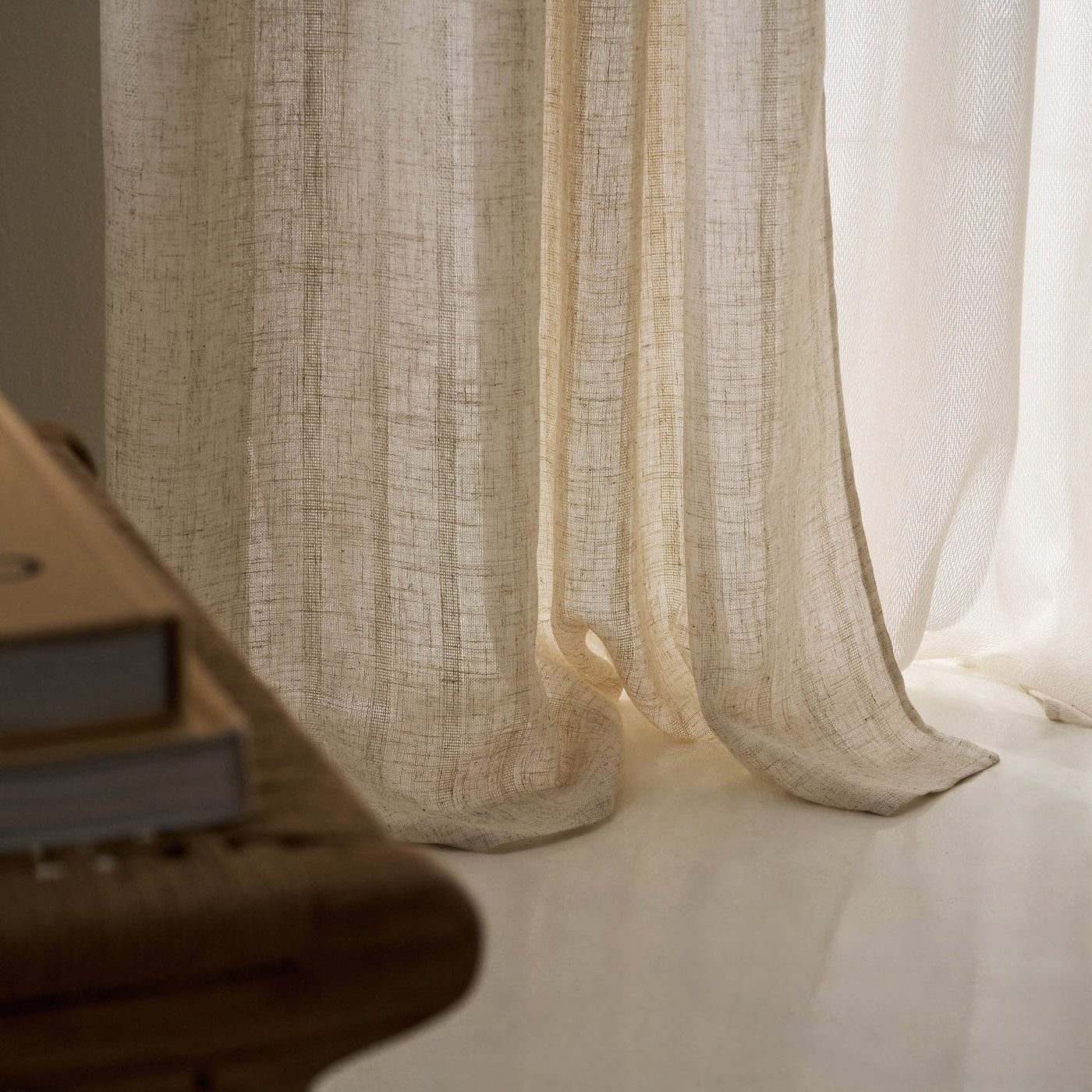 Κουρτίνα με τρουκς 140x280cm Nysera Linen 705
