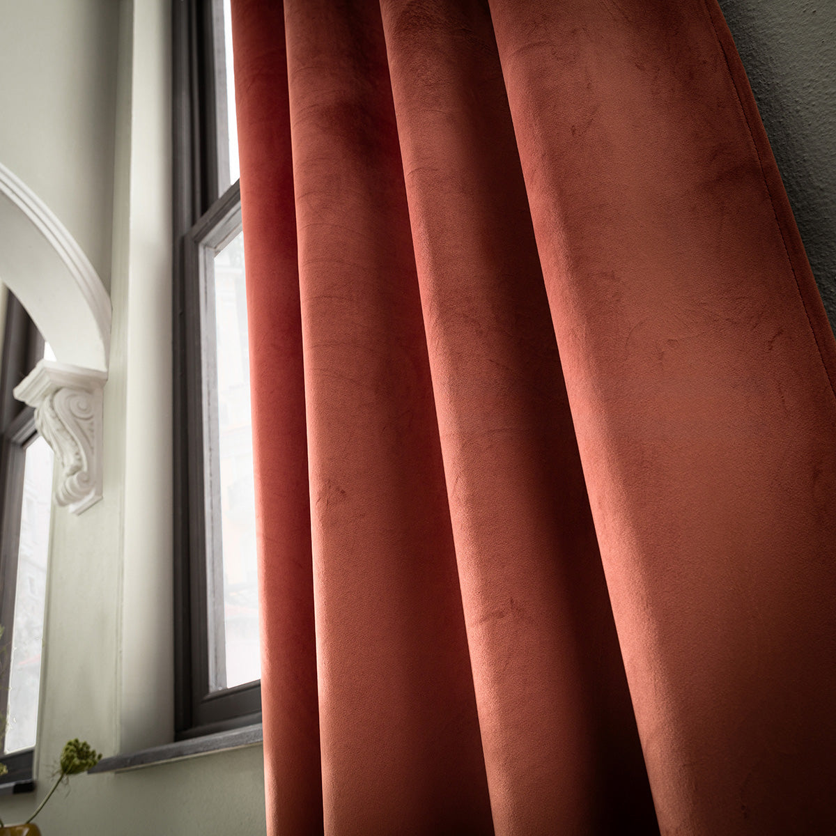 Curtain with rings 140x280cm Winter Paprika 711/ 12