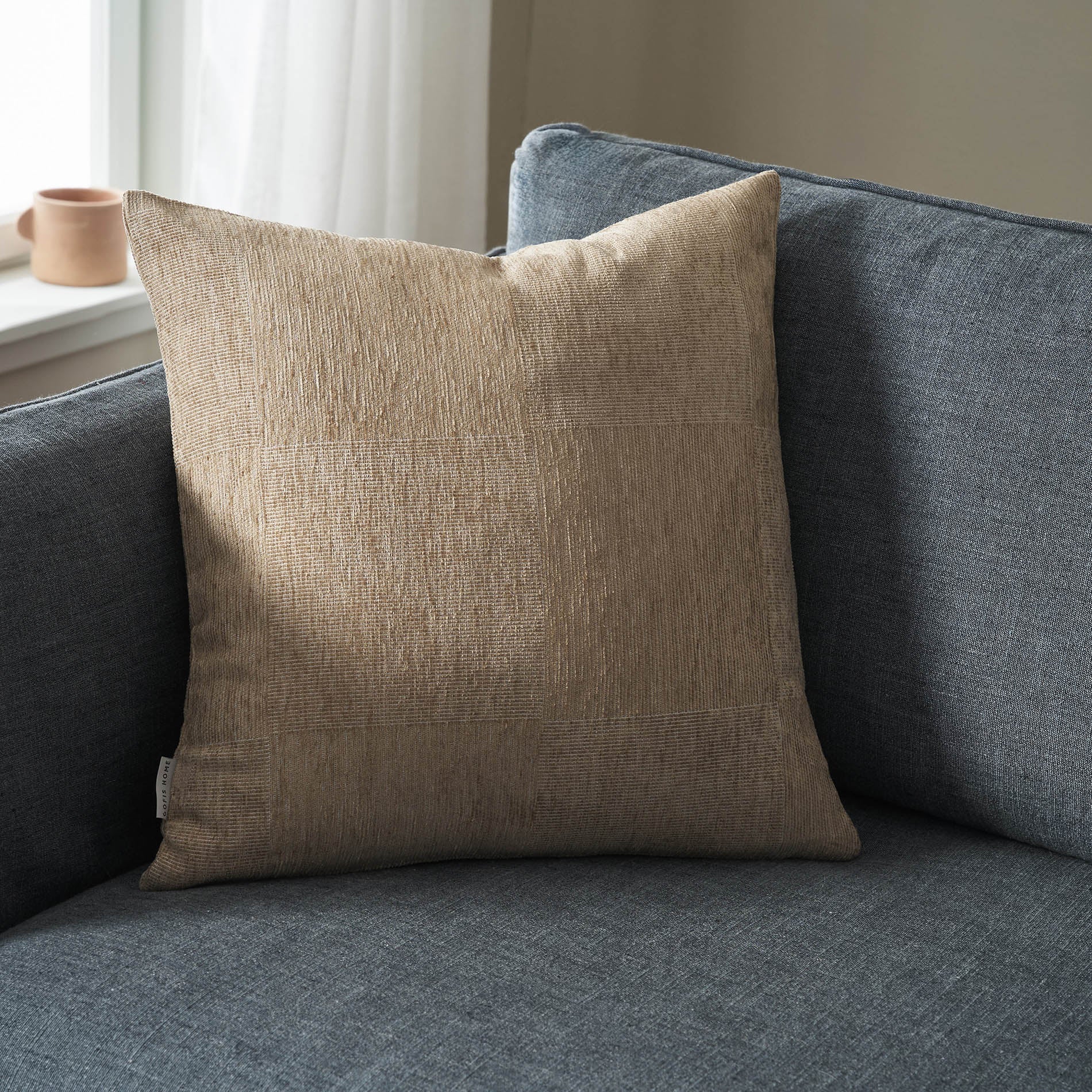 Pillowcase 50x50cm Zephyr Sesame Beige 146/06