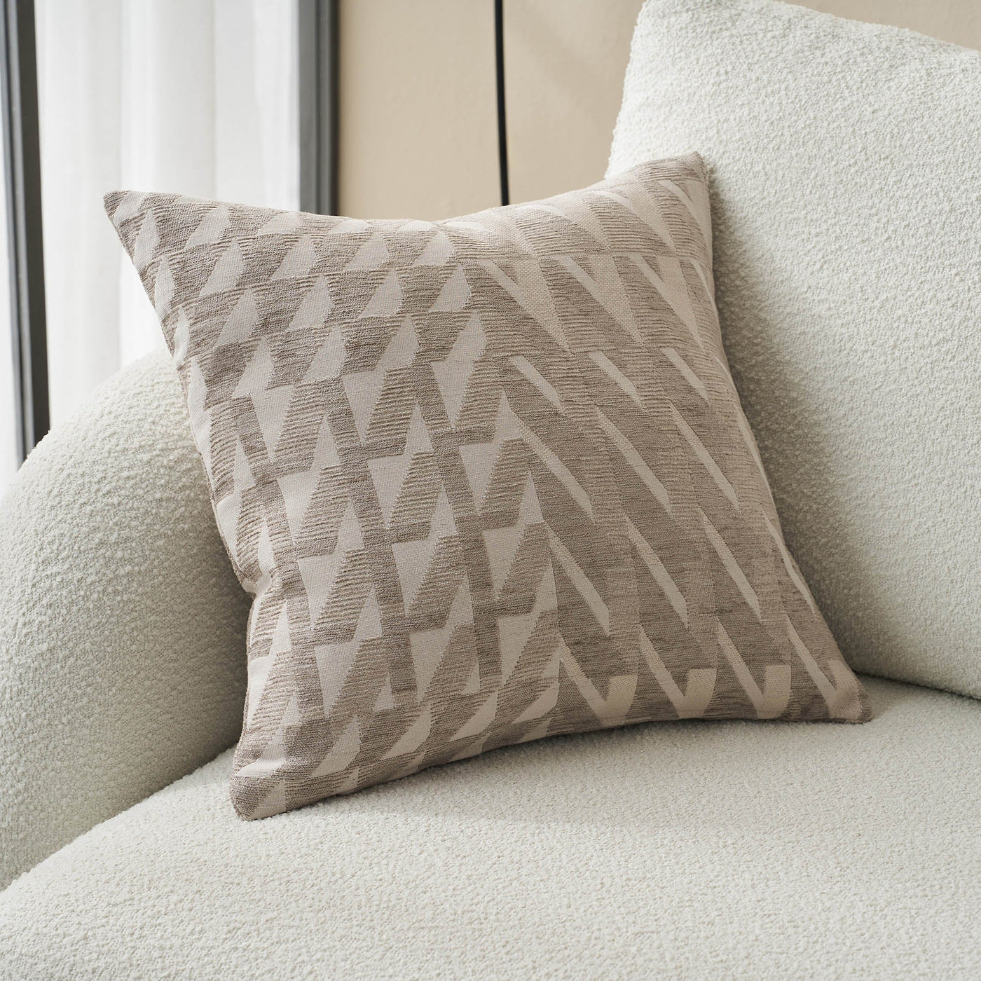 Μαξιλαροθήκη 50x50cm  Caspian Beige 156/06