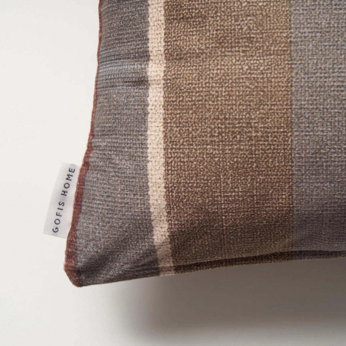 Μαξιλαροθήκη 30x45cm Neoma stripe Gold Beige 158