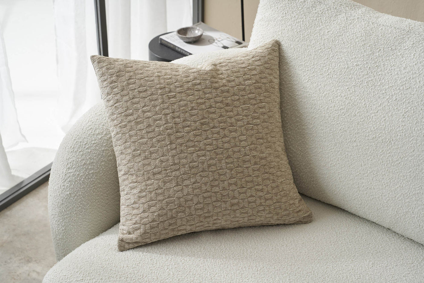 Μαξιλαροθήκη 50x50cm  Ondine Beige 184/06