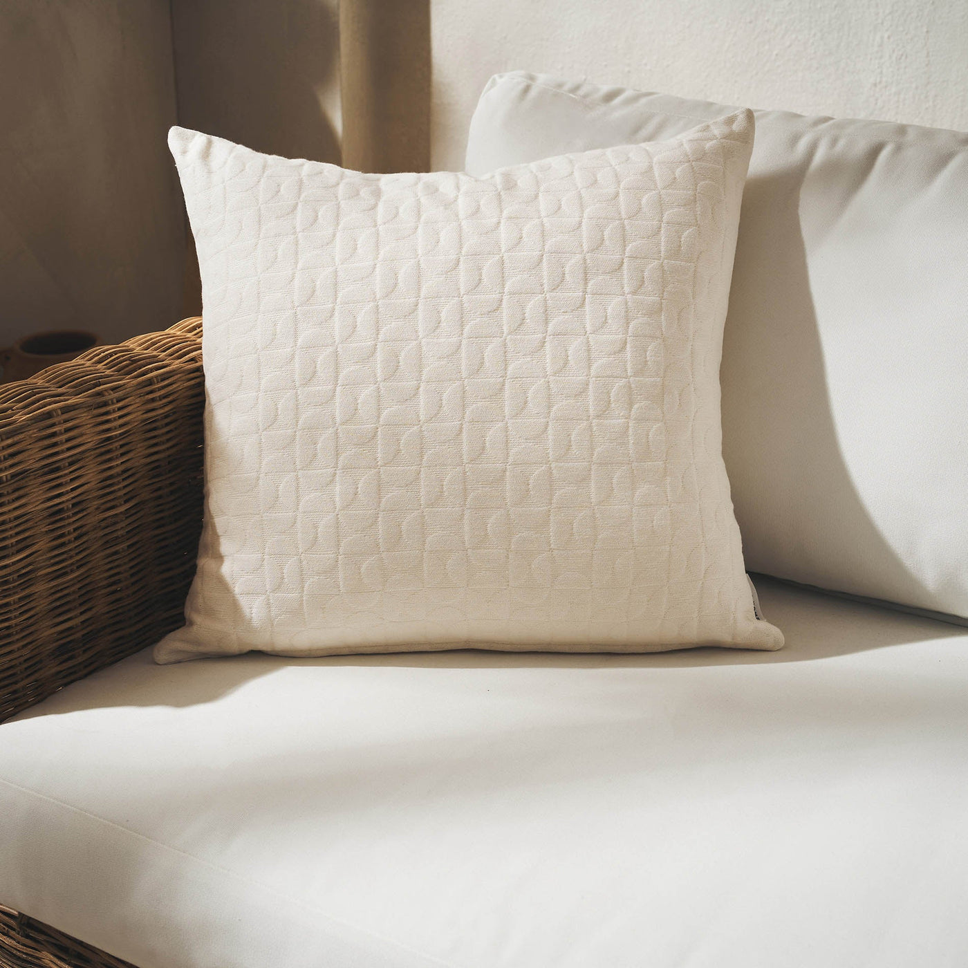 Μαξιλαροθήκη 50x50cm Eliena Ivory 402/05