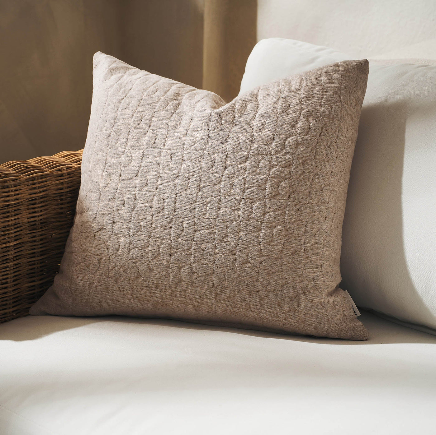 Μαξιλαροθήκη 50x50cm Eliena Warm Beige 402/06