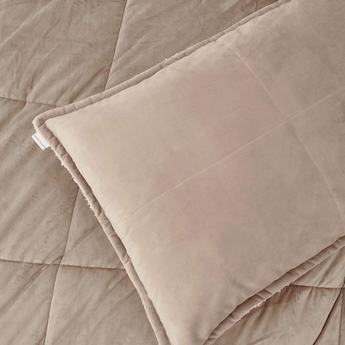 Pillowcase 50x70cm Teddy Pearl Salmon 407/17