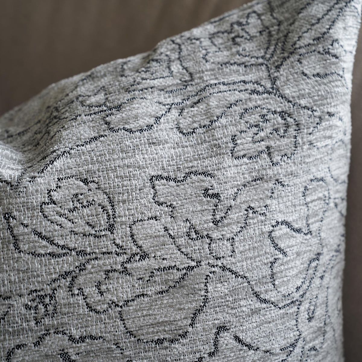 Μαξιλαροθήκη 50x50cm Aradia Pearl Grey 430/15