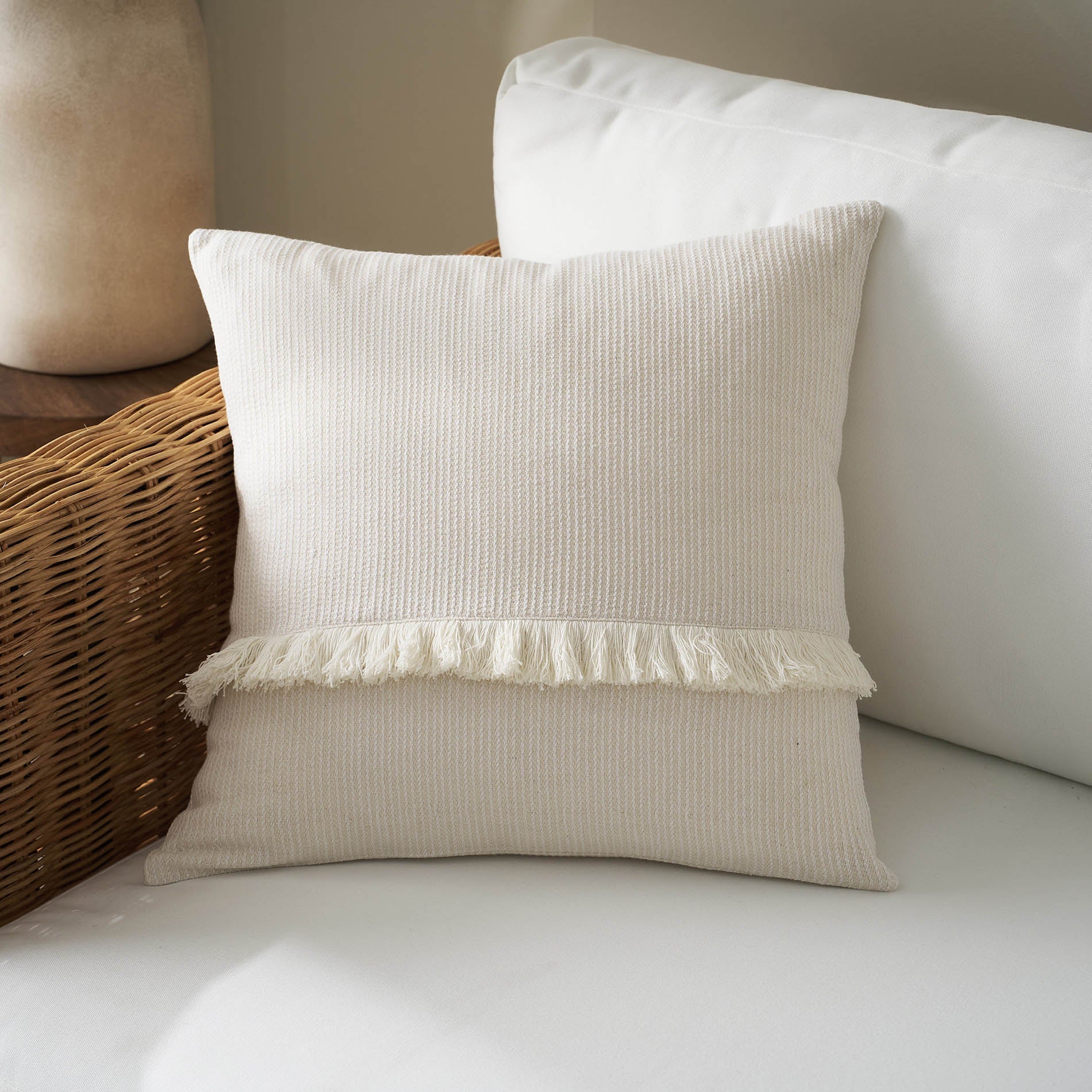 Μαξιλαροθήκη 50x50cm Odessa Off White 533/05