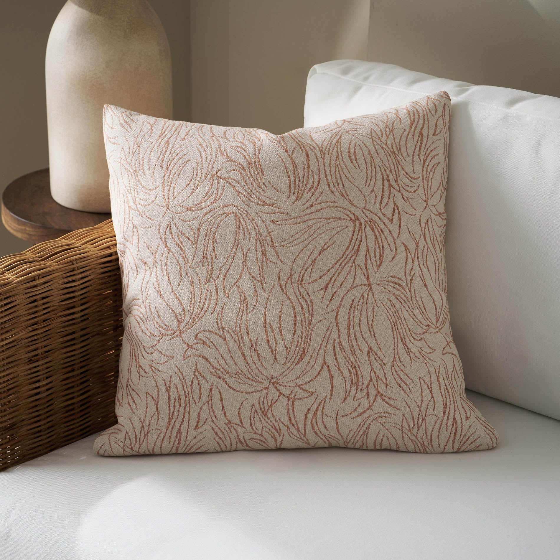 Μαξιλαροθήκη 50x50cm Delia Dusted Clay 563/03