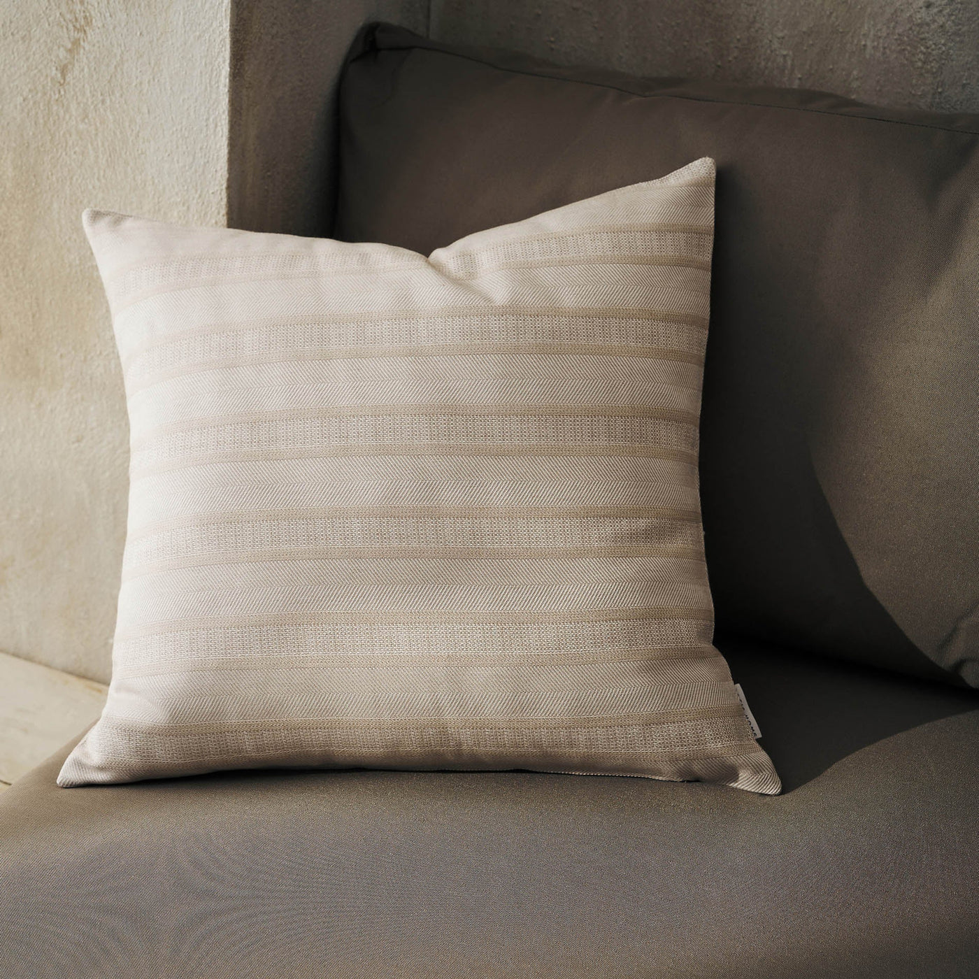 Μαξιλαροθήκη 50x50cm Laurel Hemp Beige 731/04