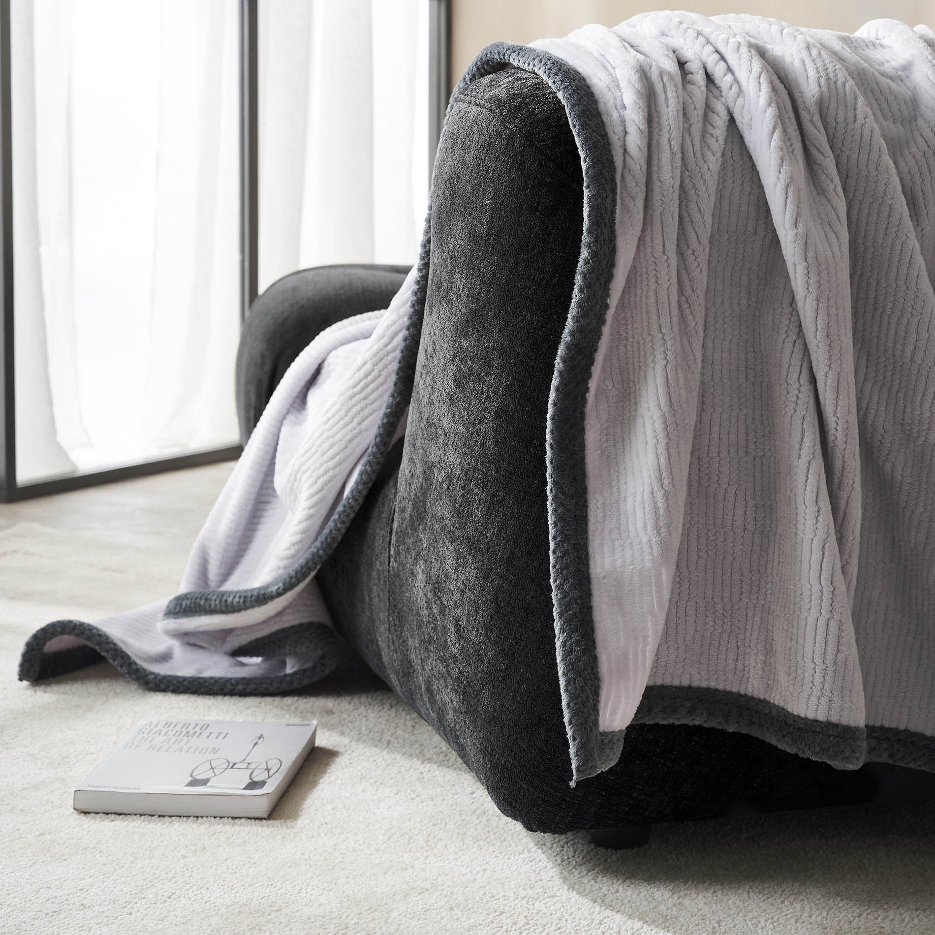 Throw Polar Fog Grey 109/01