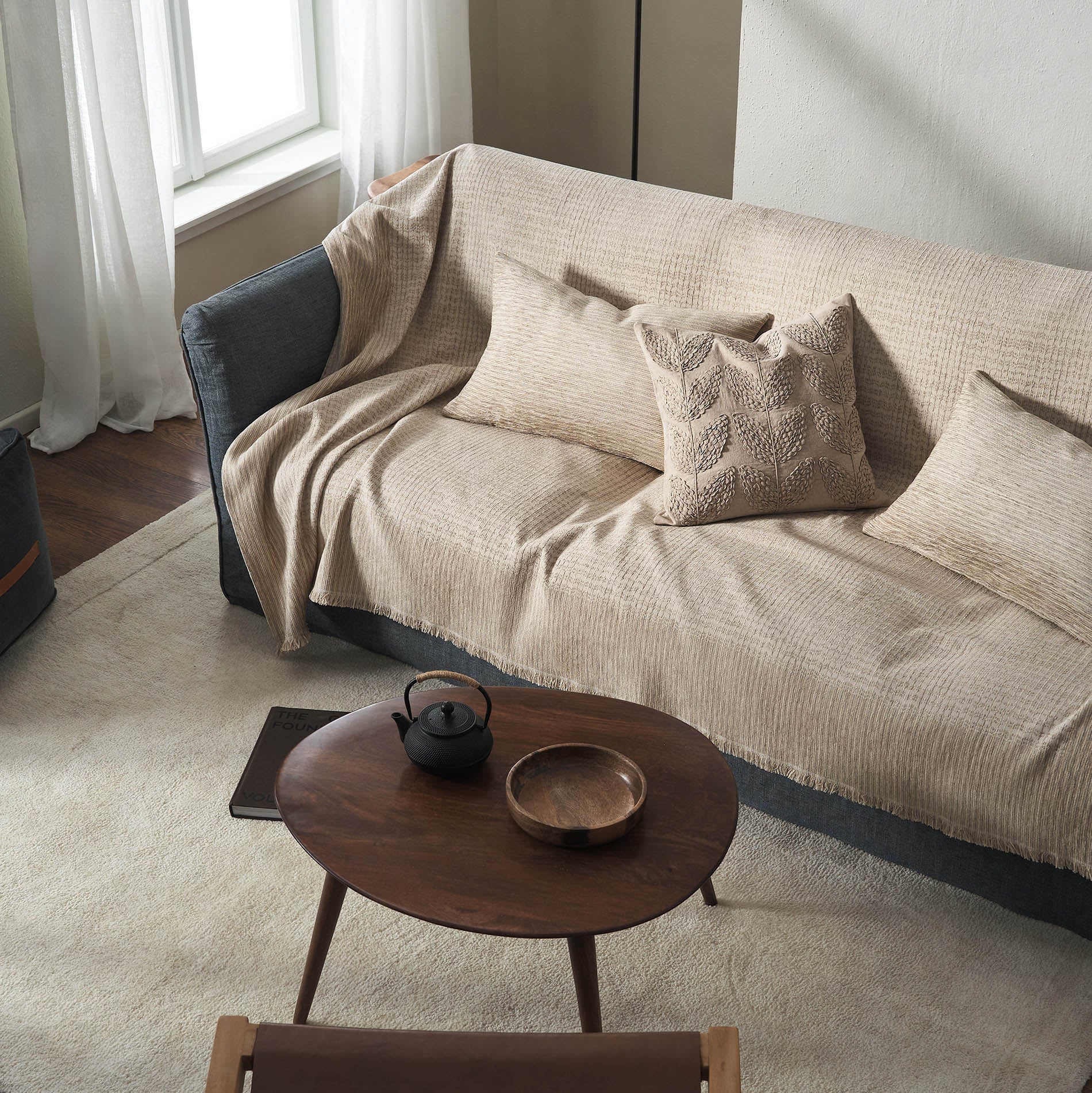 Throw Meadow Beige 160/06