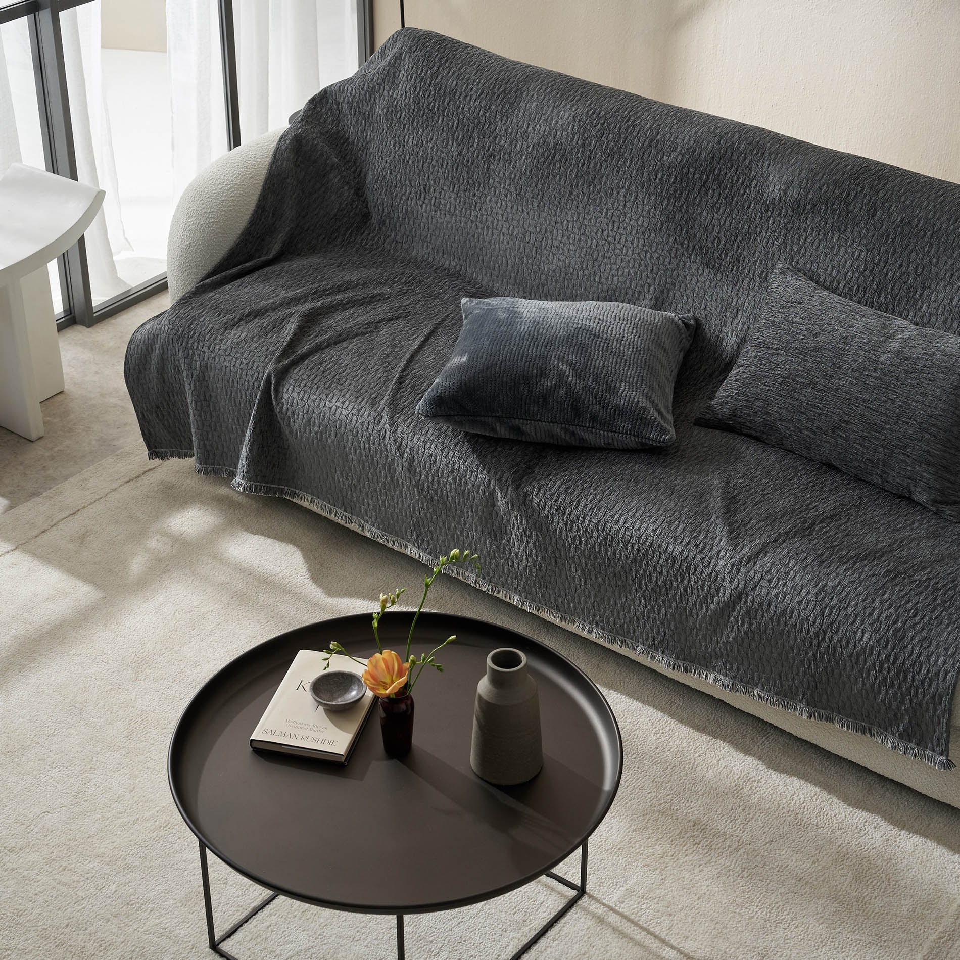 Ondine Throw Pearl Grey 184/14