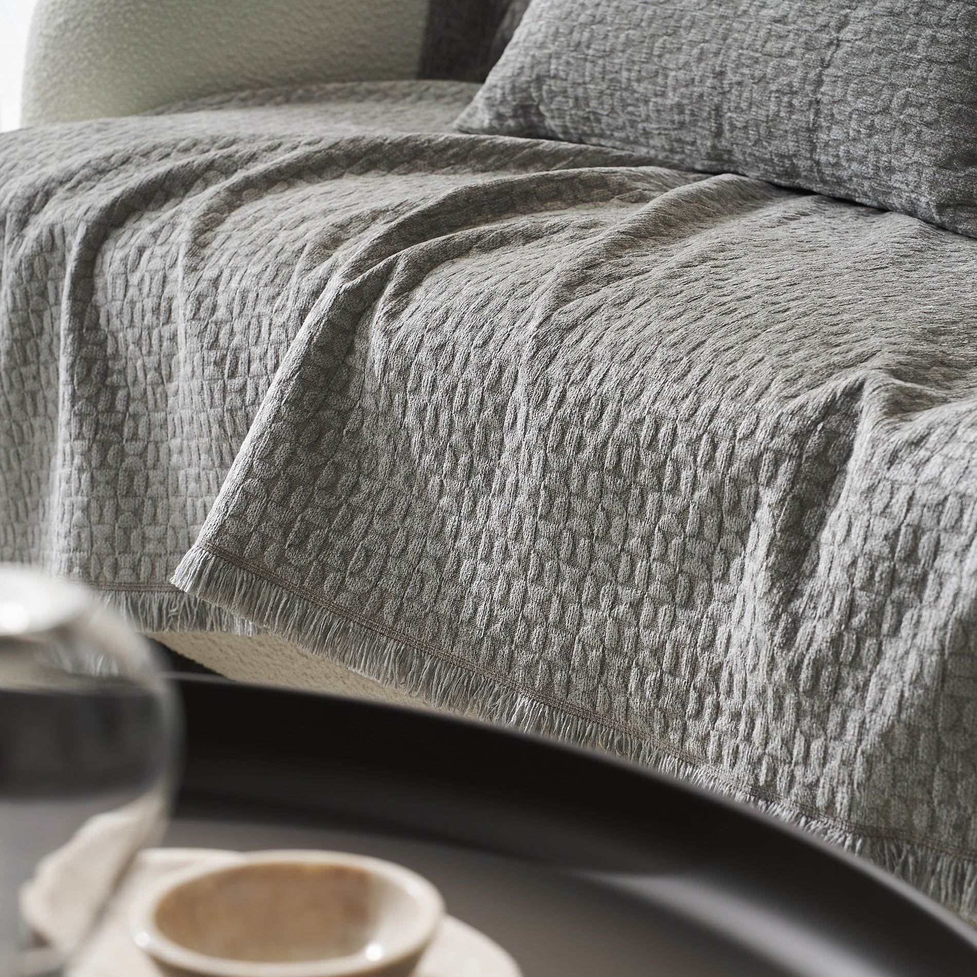 Ondine Throw Silver Grey 184/15