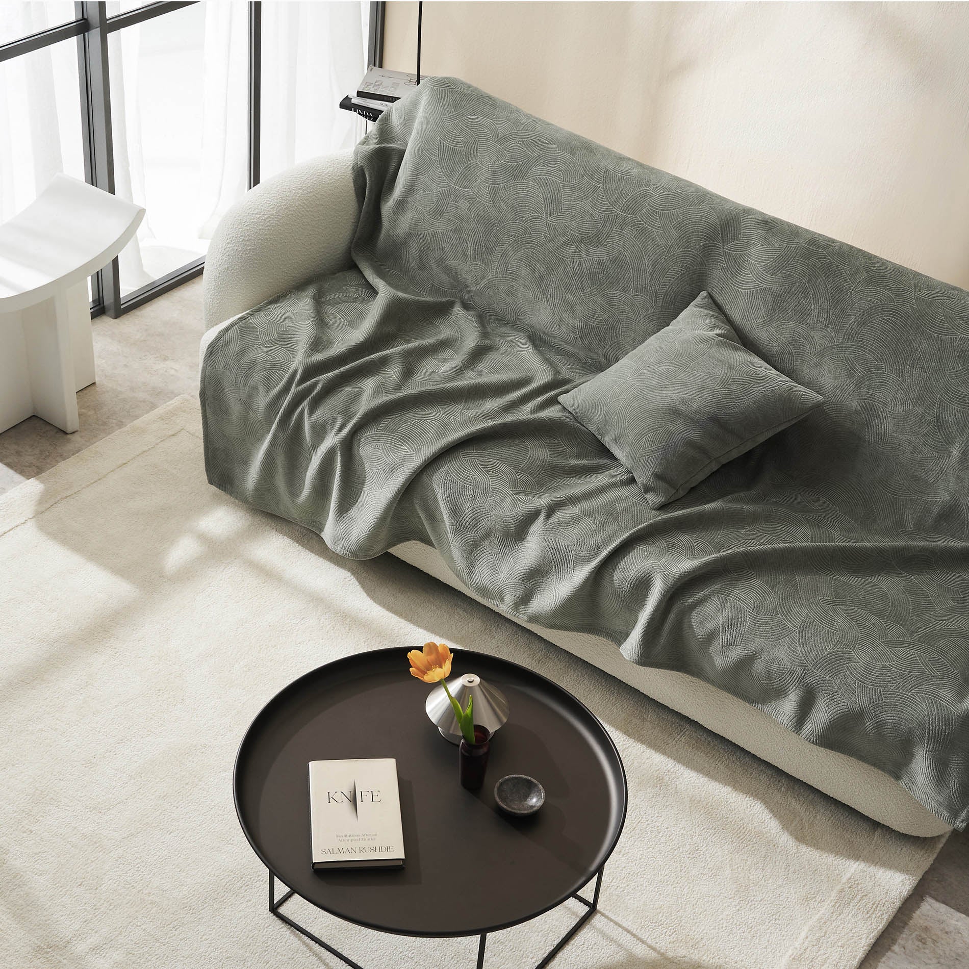 Nimbus Shadow Green Throw 447/44