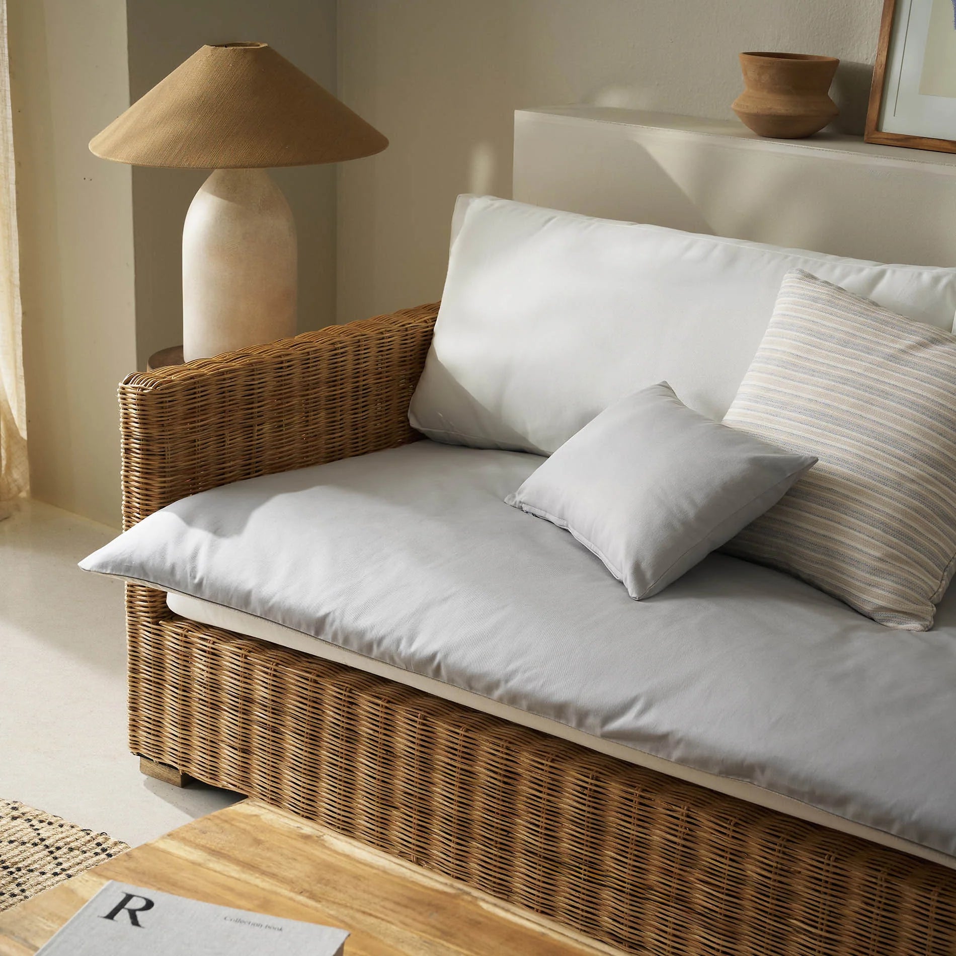 Sofa Topper 80x200cm Emory Light Gray 714