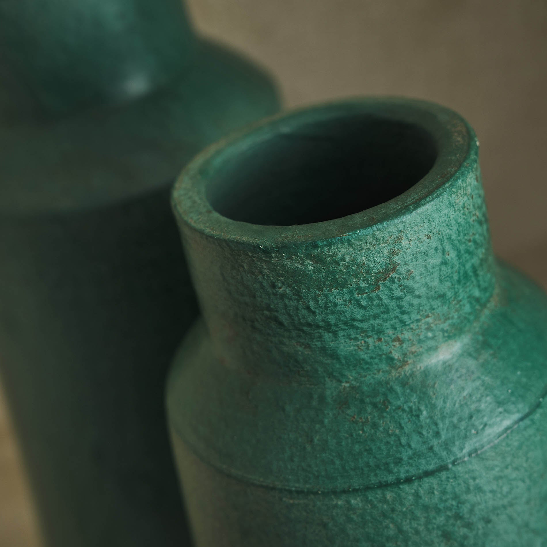 Πήλινο δοχείο Livana Petrol Green 168