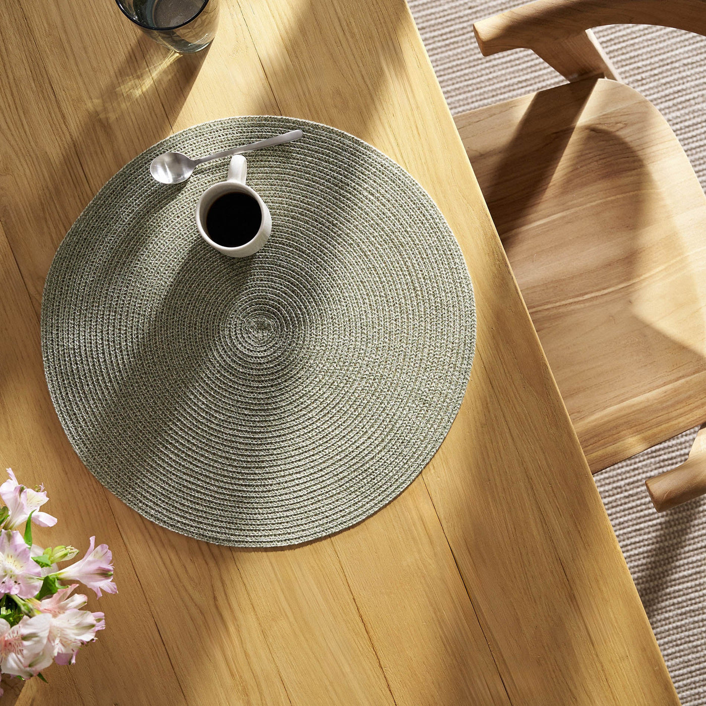 placemats 38cm Aura Green 184