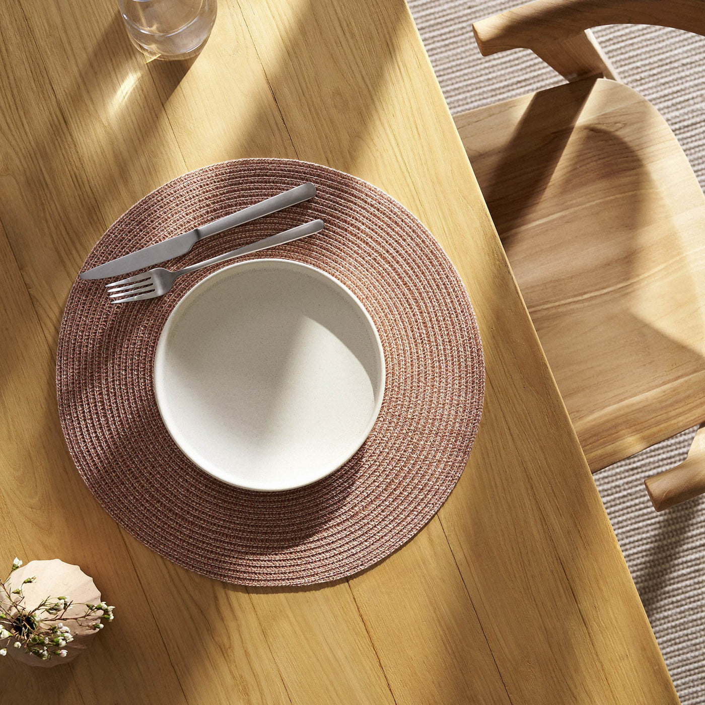 placemats 38cm Aura Coral 184