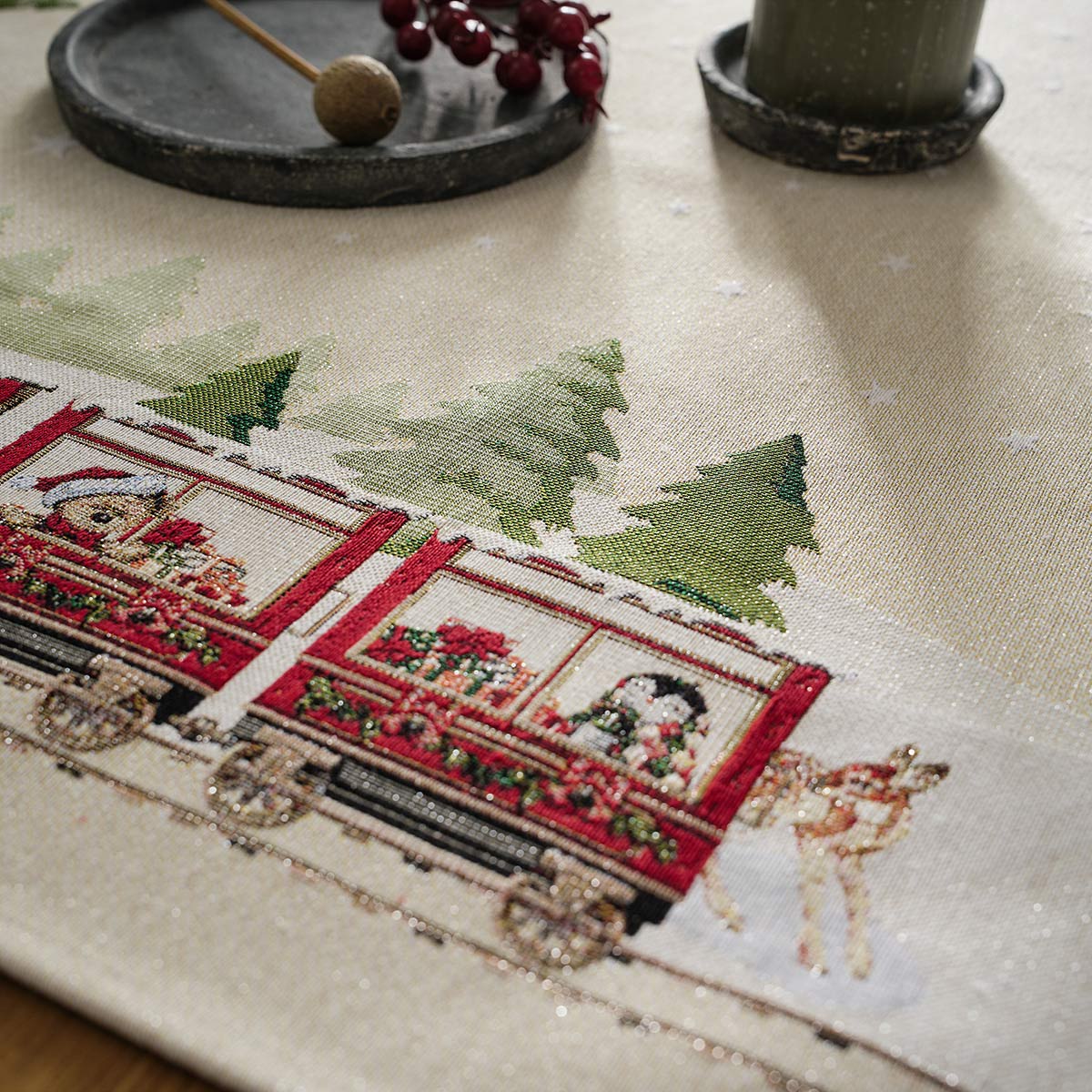 Tea tablecloth 85x85cm Xmas 931